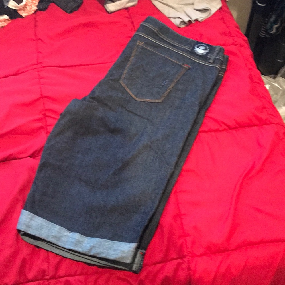 Source of wisdom jean shorts - Picture 7 of 7